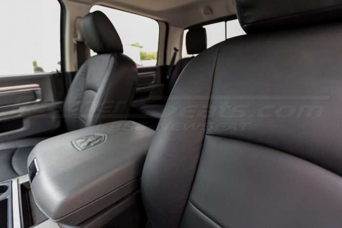 2013-2019 Dodge Ram Upholstery Kit - Black - Insert, wing and custom console