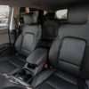 Hyundai Santa Fe Sport installed leather kit - Black - Front interior