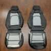 Hyundai Santa Fe Sport leather kit - Black - Back of front seats