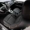 Nissan Sentra Leather Seats - Black - Installed - Front driver seat - top down view