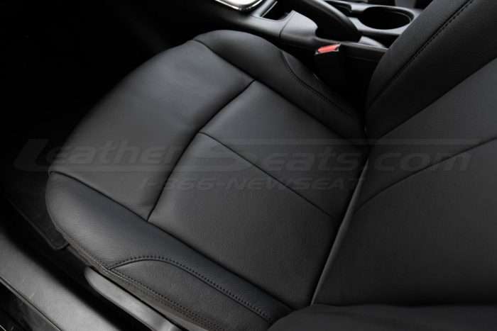 Nissan Sentra Leather Seats - Black - Installed - Seat cushion