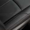 Nissan Sentra Leather Seats - Black - Installed - Seat cushion double-stitching