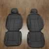Nissan Sentra Leather Seats - Black - Front seat upholstery