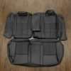 Nissan Sentra Leather Seats - Black - Rear seat upholstery with armrest and bolsters