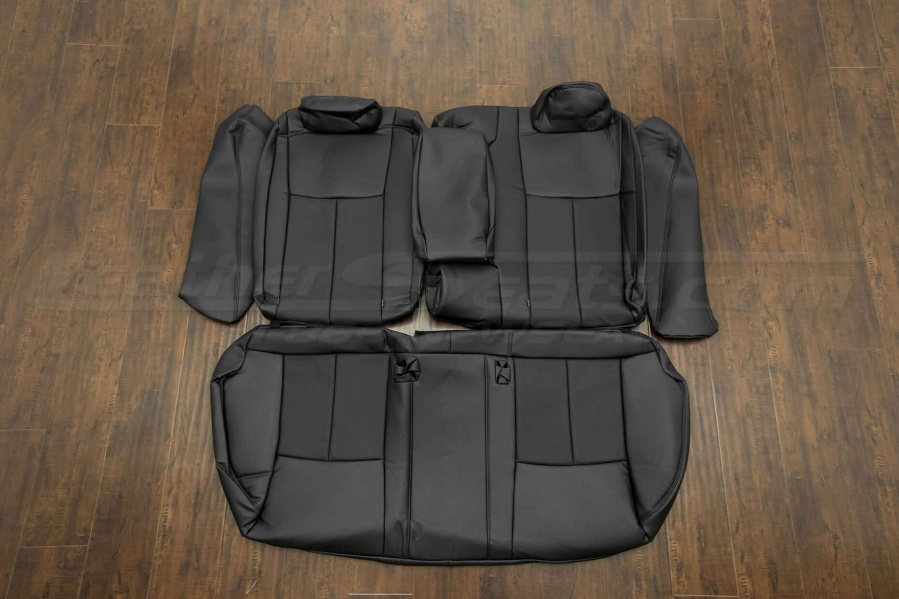 Nissan Sentra Leather Seats - Black - Rear seat upholstery with armrest and bolsters