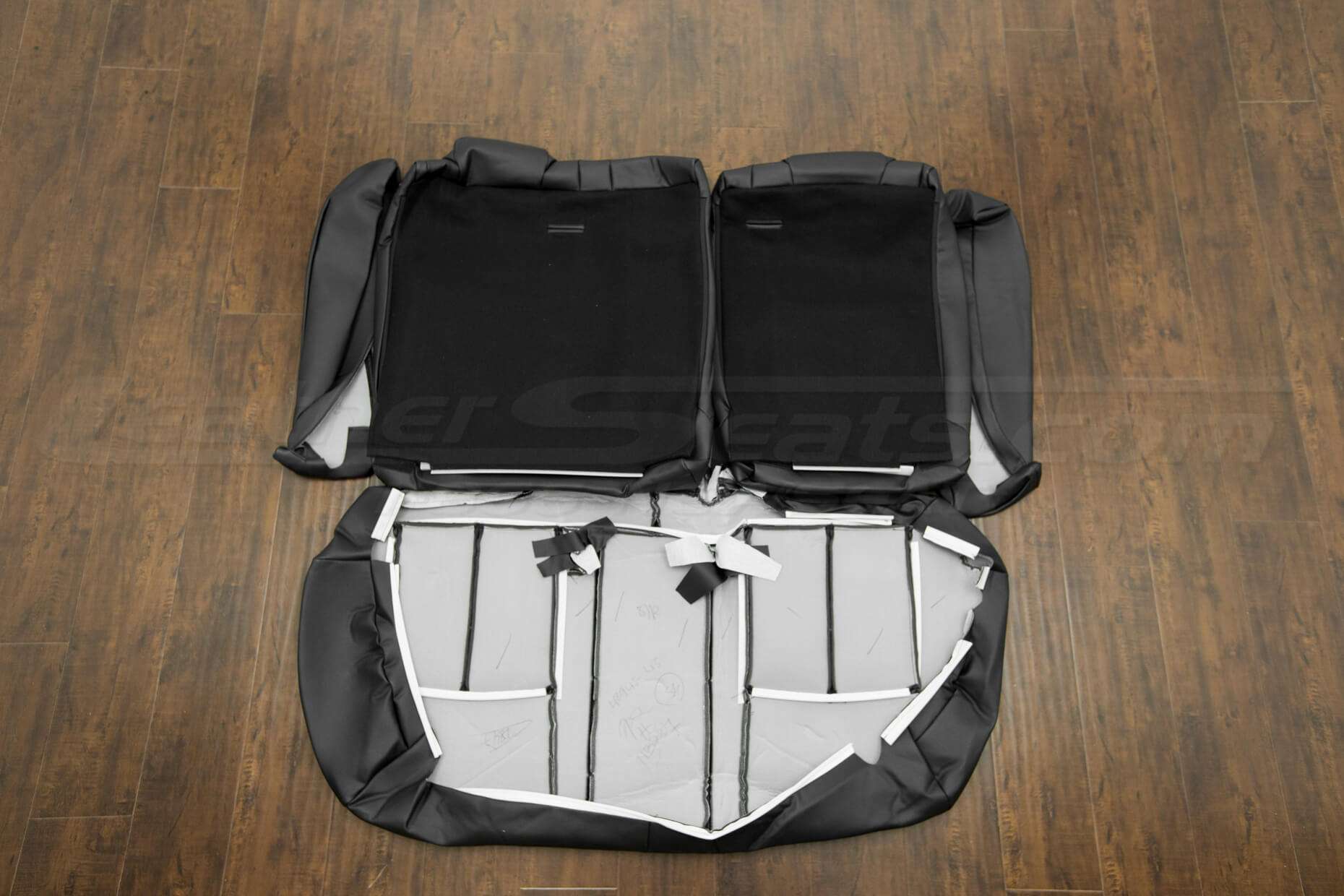 Nissan Sentra Leather Seats - Black - Back of rear seats
