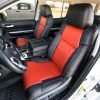 Toyota Tundra installed kit - Black, Bright Red, Piazza red - Front driver seat