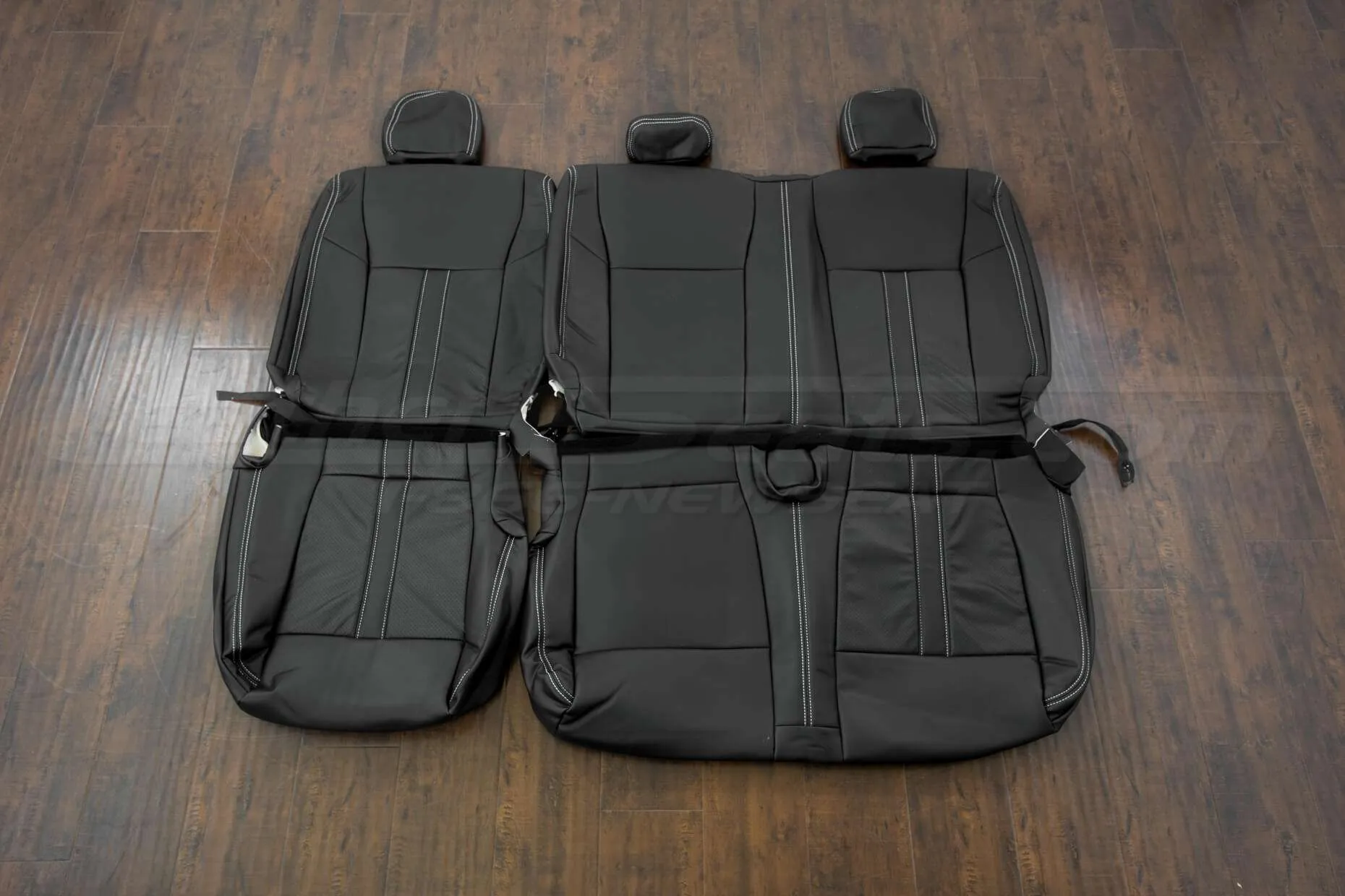 Ford F-150 Upholstery Kit - Black - Rear seats