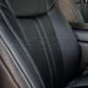 Ford F-150 Upholstery Kit - Black - Installed - Side stitching close-up