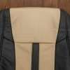Ford F-150 Upholstery Kit - Black & Bisque - Front backrest half view