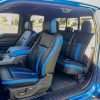 Ford F-150 Upholstery Kit - Installed - Black & Piazza Blue - Drivers Side
