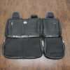 Ford F-150 Upholstery Kit - Installed - Black & Piazza Blue - Back of rear