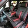 2015-2020 Ford F-150 Installed Black & Piazza Red - Front Driver Seat