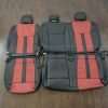 Leather Upholstery Kit - Black & Red - Read Seats