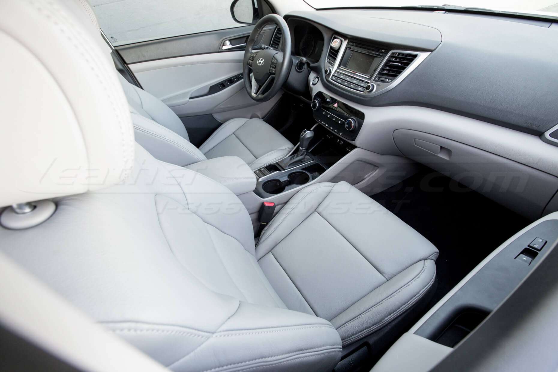 Honda Tucson Installed Leather Seats - Ash - Front passenger