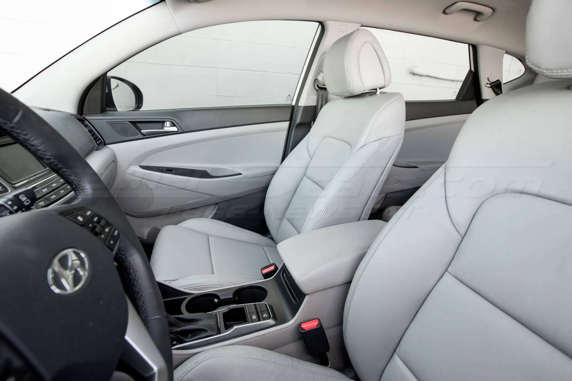 Honda Tucson Installed Leather Seats - Ash - Front passenger seat