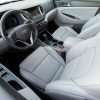 Honda Tucson Installed Leather Seats - Ash - View of front driver seat from the top down