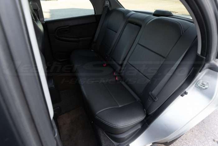 Subaru Impreza WRX Dark Graphite Leather Seats - rear seats