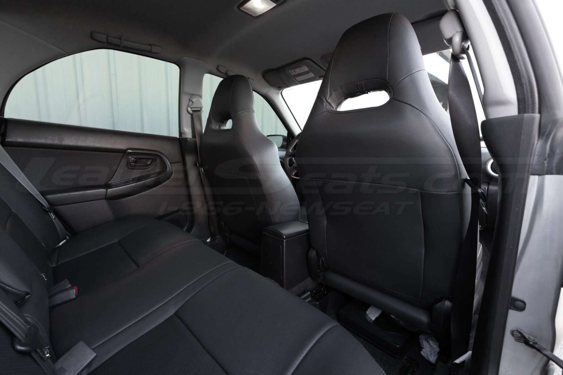 Back view of front passenger seat