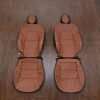 Tesla Model 3 Leather Seats - Mitt Brown -- Front seat upholstery