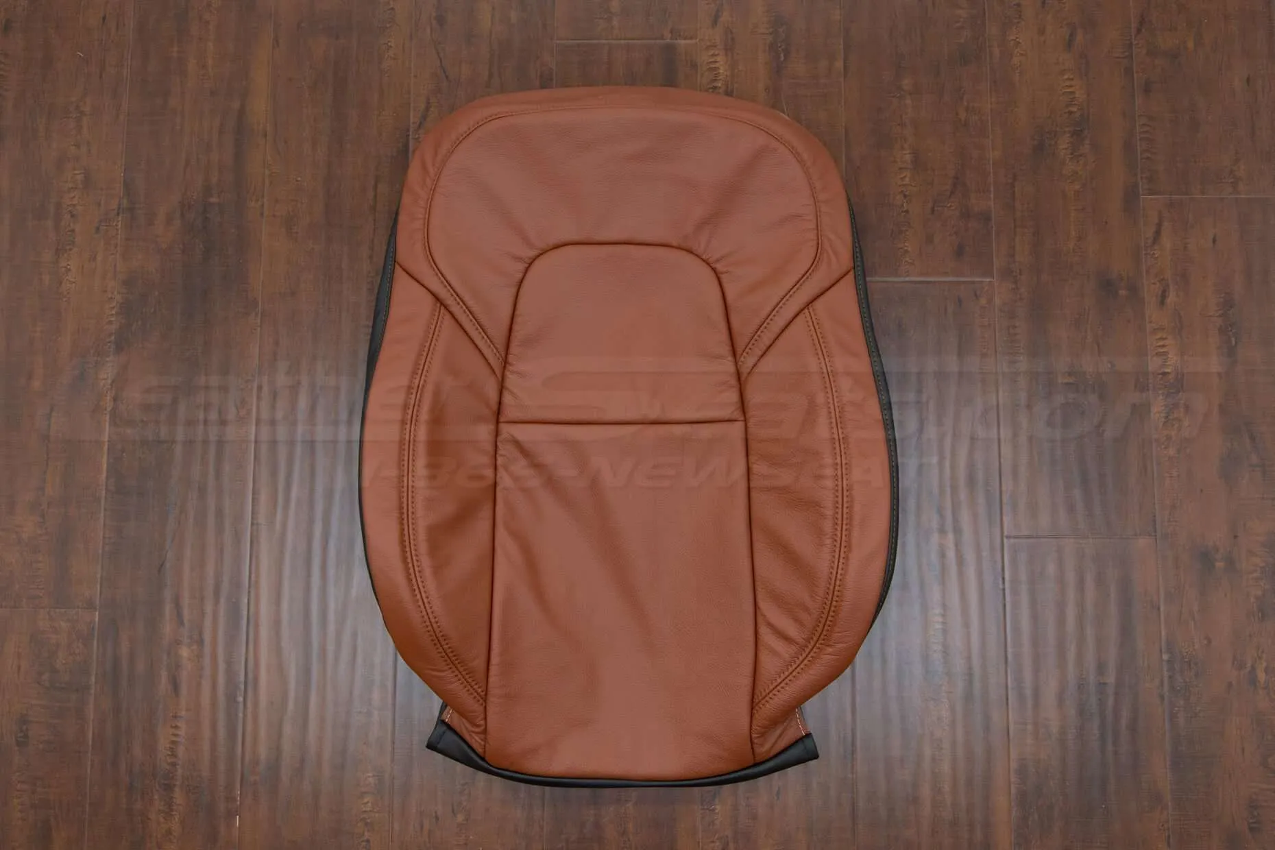 Tesla Model 3 Leather Seats - Mitt Brown - Front backrest upholstery