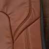 Tesla Model 3 Leather Seats - Mitt Brown - Side double-stitching