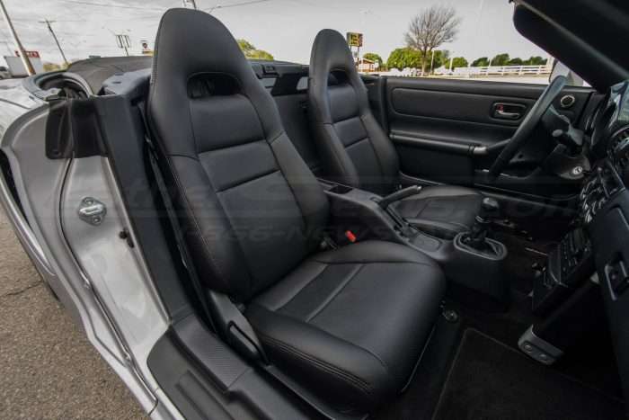 2018-2020 Toyota MR-2 Leather Seats - Black - Front interior from passenger side