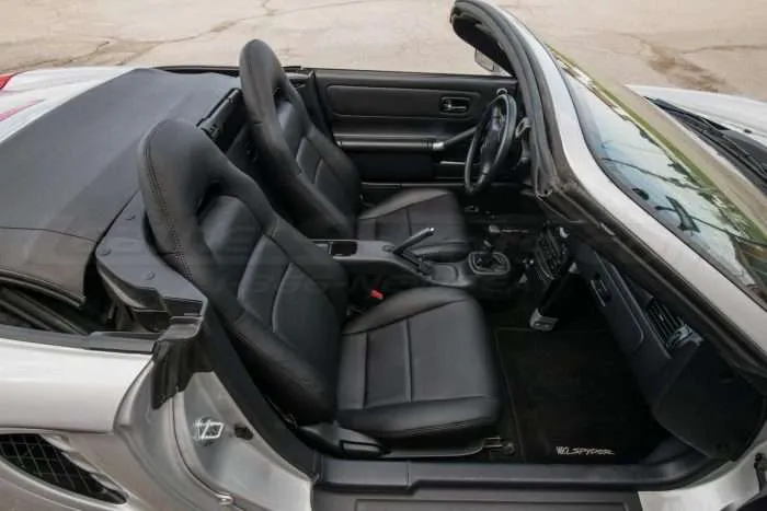 2018-2020 Toyota MR-2 Leather Seats - Black - Full interior overhead view