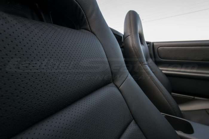2018-2020 Toyota MR-2 Leather Seats - Black - Perforated backrest