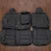 2019-2020 Dodge Ram Leather Kit - Black - Rear seat upholstery with armrest