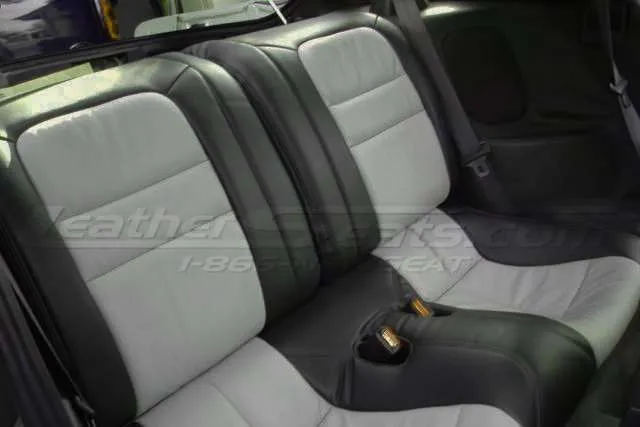 Mitsubishi 3000GT installed kit - Dark Graphite & Dove Grey - rear seats
