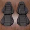 Mazda RX-7 Upholstery kit - Black - Front seat upholstery