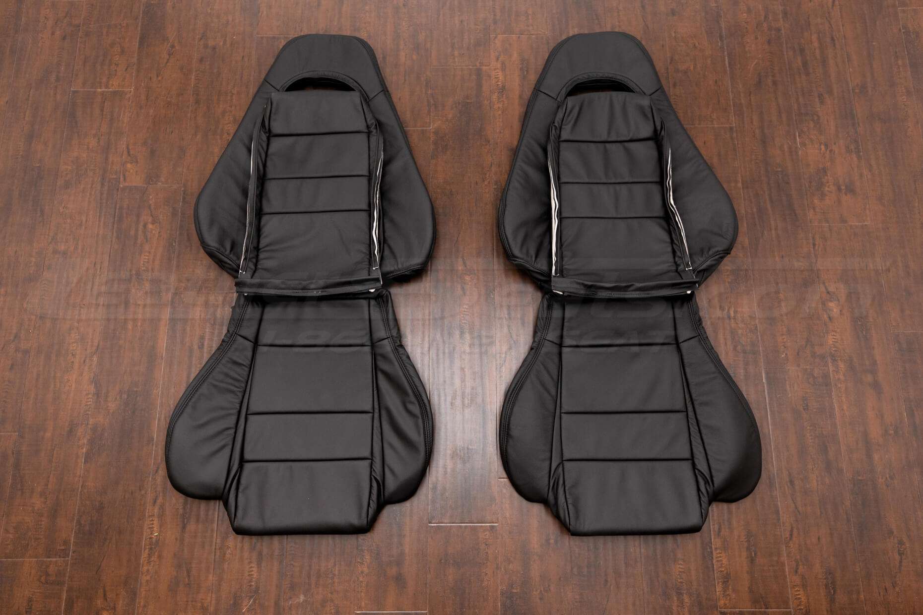 Mazda RX-7 Upholstery kit - Black - Front seat upholstery