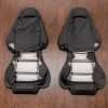 Mazda RX-7 Upholstery kit - Black - Back of front seats