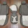Chevrolet Silverado Upholstery Kit - Graphite - Back view of front seats