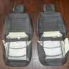 Back view of front seats