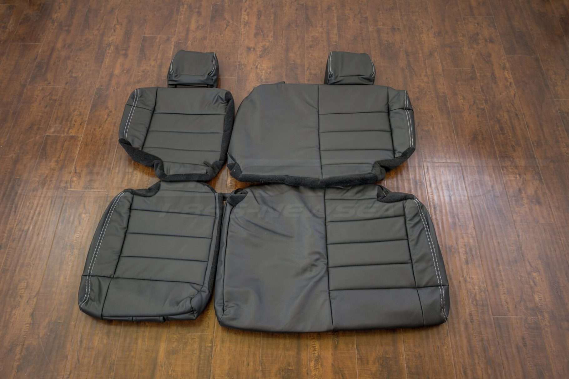 Jeep Wrangler Upholstery Kit - Black - Rear seats