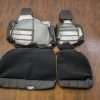Jeep Wrangler Upholstery Kit - Black - Rear view of back seats