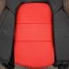 05-13 Chevrolet Corvette Upholstery Kit - Black & Bright Red - Perforated insert and Bolster