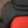 05-13 Chevrolet Corvette Upholstery Kit - Black & Bright Red - Headrest & Side double-stitching and perforation