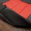 05-13 Chevrolet Corvette Upholstery Kit - Black & Bright Red - Perforation and double-stitching side view