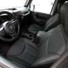 Jeep Wrangler Leather Seats - Black - Front drivers seat overhead view