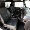 Jeep Wrangler Leather Seats - Black - Installed - Front interior passenger side view