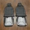 Jeep Wrangler Leather Seats - Black - Back of front seats