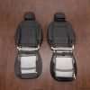 16-20 Chevrolet Malibu Upholstery Kit - Black - Back view of front seats