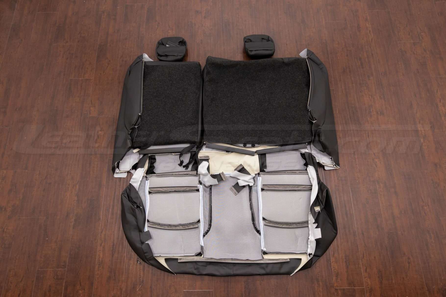 16-20 Chevrolet Malibu Upholstery Kit - Black - Back view of rear seats