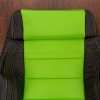 Jeep Wrangler Upholstery Kit - Black & Lime Green - Front backrest close-up