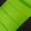 Jeep Wrangler Upholstery Kit - Black & Lime Green - Backrest close-up alternative angle