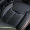 Jeep Wrangler Installed Leather Seats - Black & Piazza Green - Bottom cushion perforation and side double-stitching
