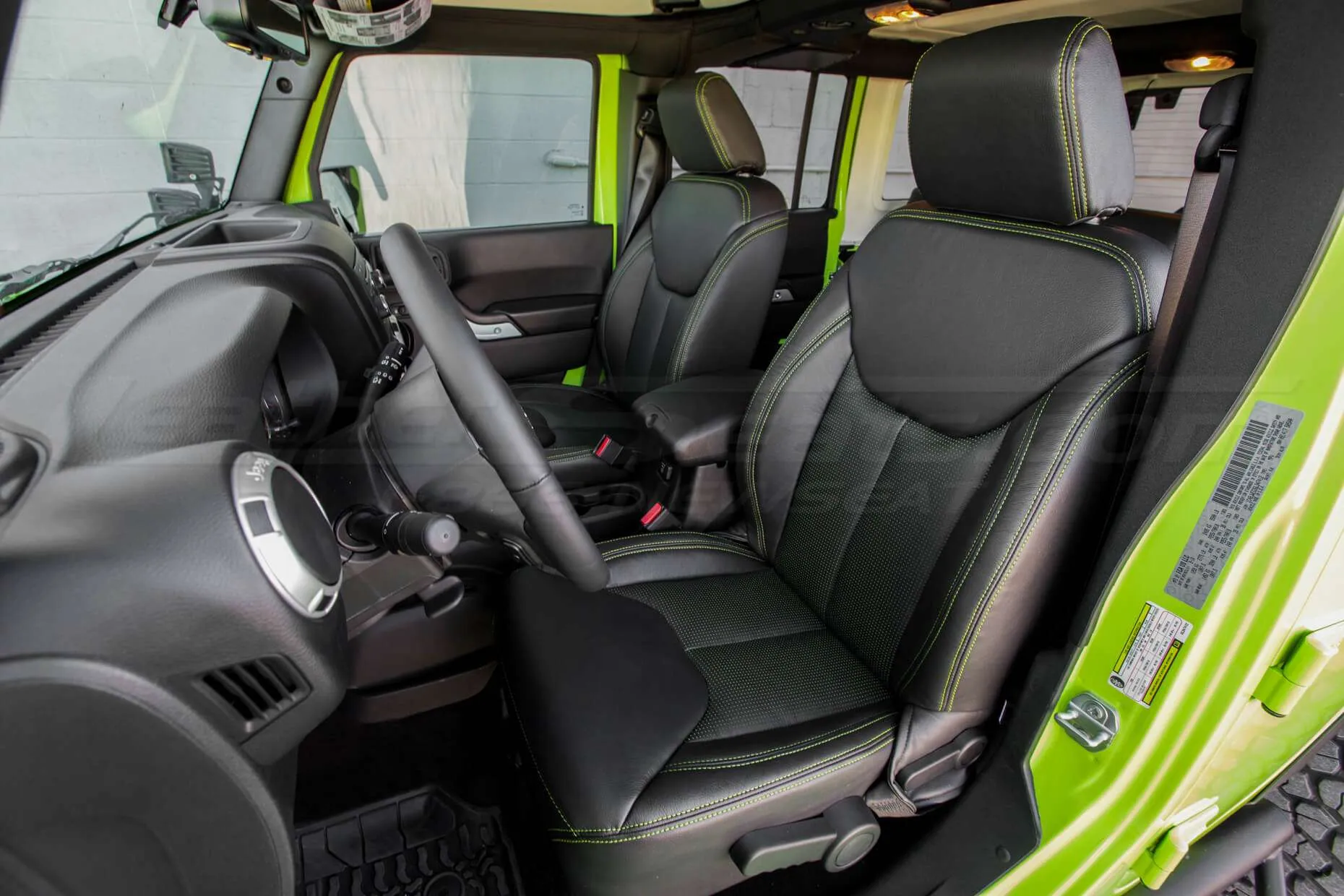 2013-2018 Jeep Wrangler install - Black & Piazza Green